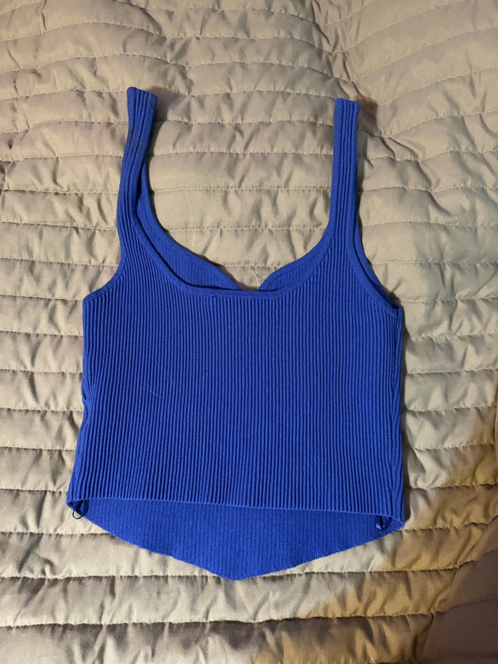 Promise Ribbed Tank Top - Picture 2 of 3
